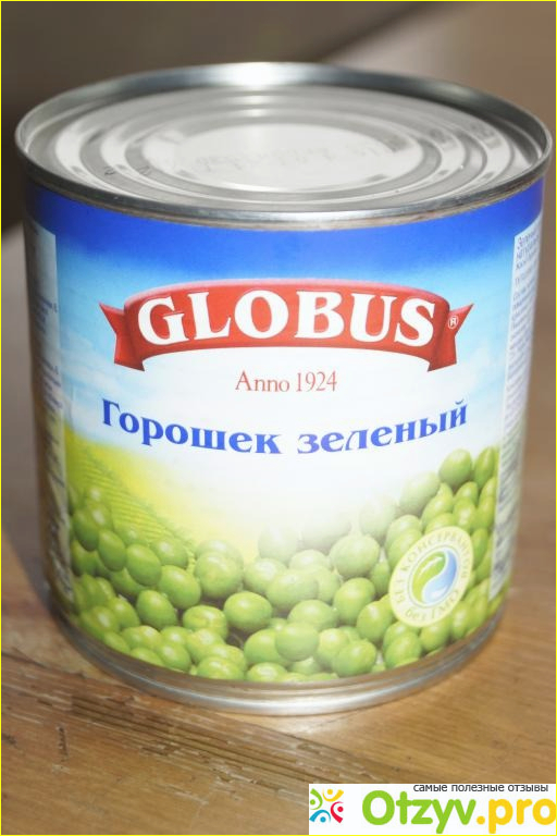 Отзыв о Зеленый горошек Globus консервированный