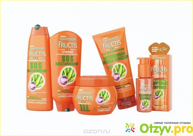 Состав шампуни Garnier Fructis SOS восстановление, его эффективность