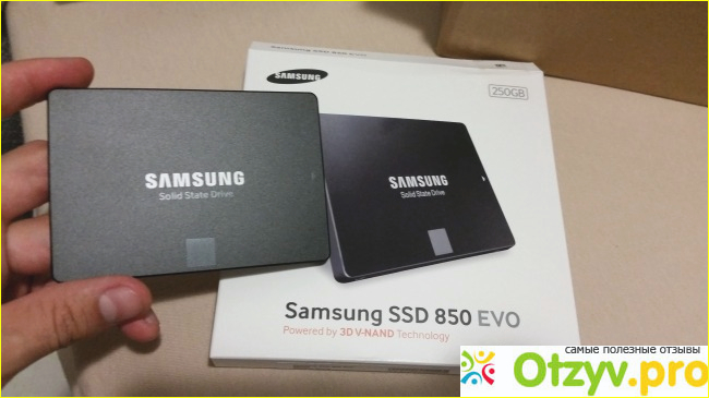 Показатели Samsung 850 EVO на 250gb