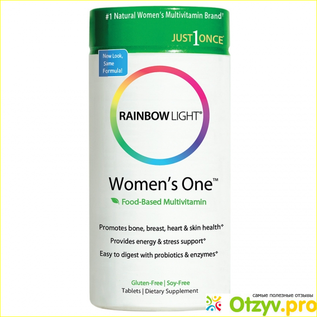 Мой выбор — комплекс витаминов Rainbow Light Women's One