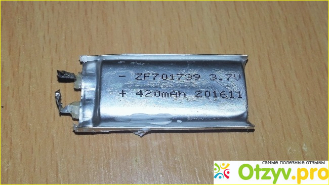 Отзыв о Аккумулятор Li-po 3.7V 420 mAh Syma