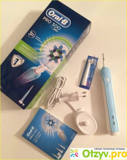 Oral b pro 500 crossaction отзывы фото1