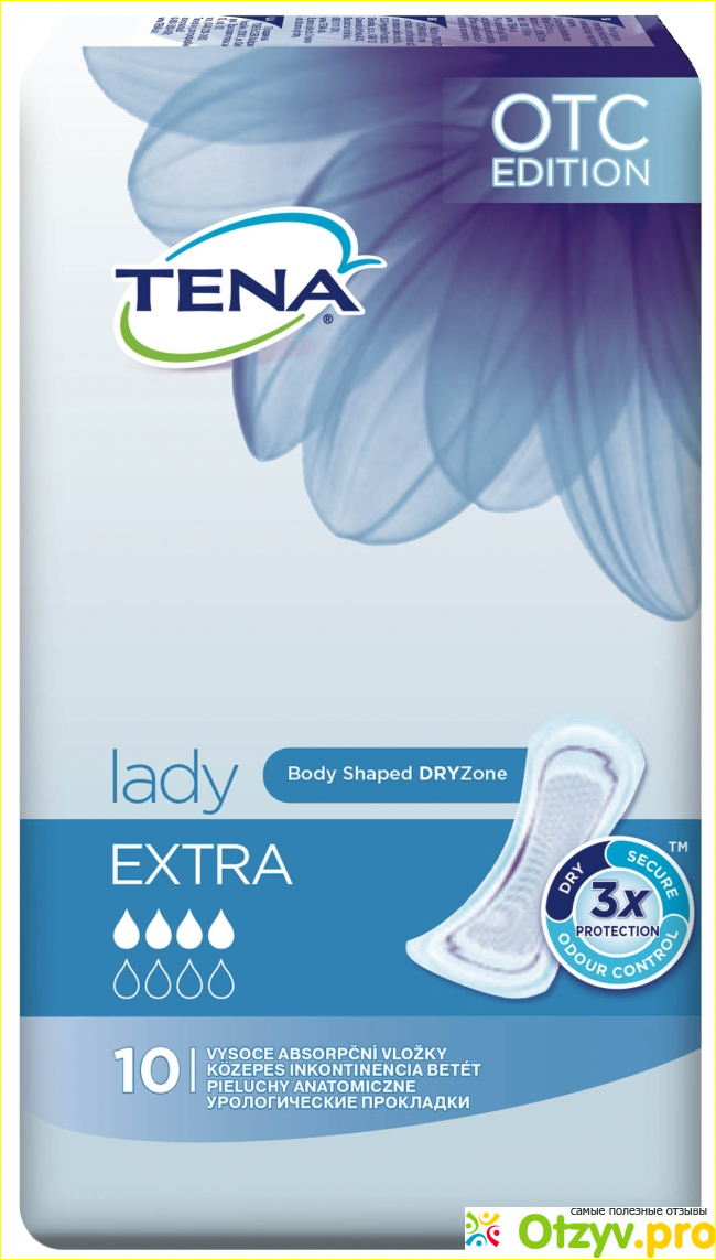 Женские урологические прокладки Tena Lady