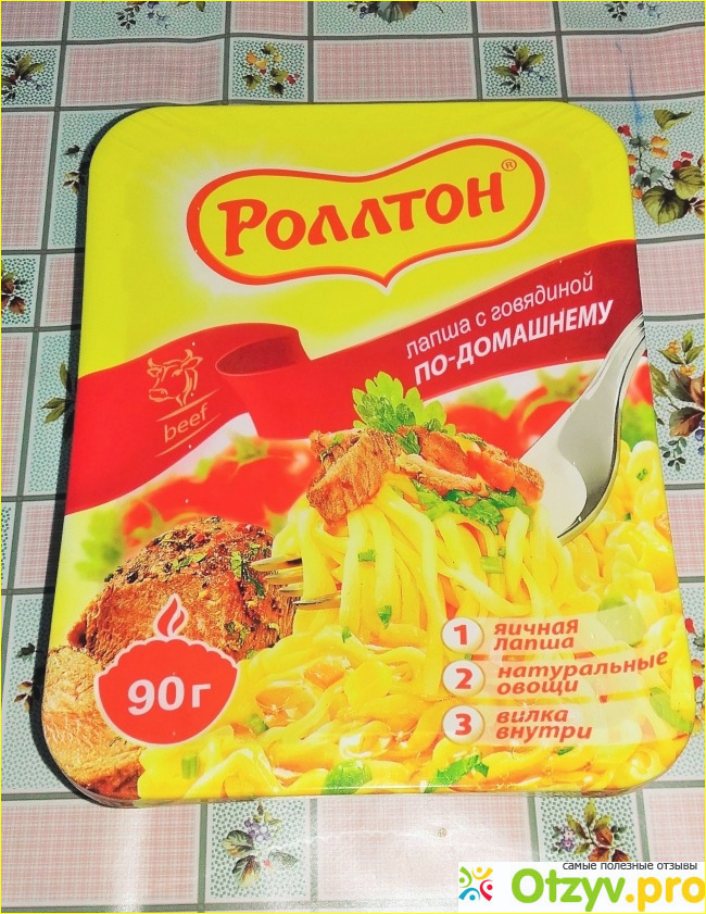 Отзыв о Лапша Роллтон