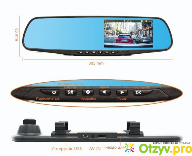 Устройство Car DVRs Mirror