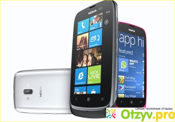 Основные технические характеристики смартфона Nokia Lumia 610