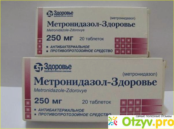 Метронидазол описание препарата