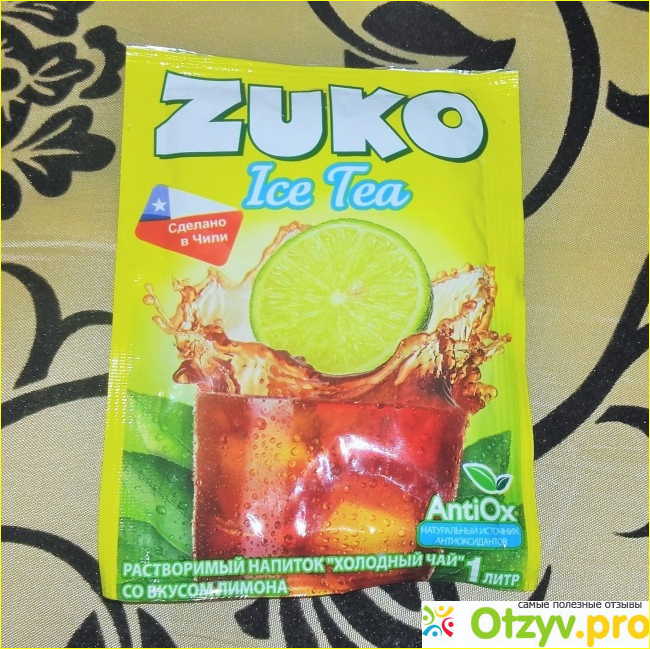 Отзыв о Растворимый фруктовый напиток Zuko со вкусом Ice tea