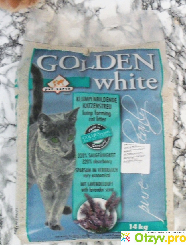 Отзыв о Наполнитель для кошачьего туалета Pet-earth GOLDEN WHITE