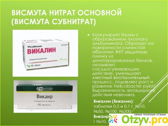 Инструкция по применению таблеток Викалин: состав, назначение, побочные эффекты