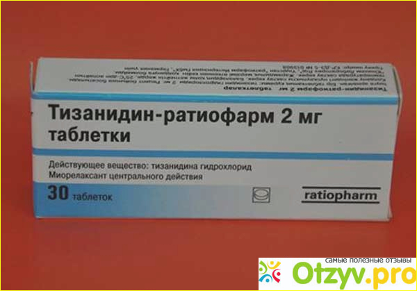 Отзыв о Тизанидин инструкция по применению цена отзывы