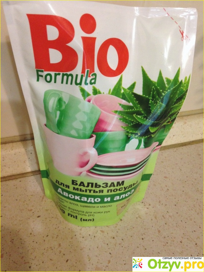 Отзыв о Бальзам для мытья посуды Bio Formula "Авокадо и алоэ".