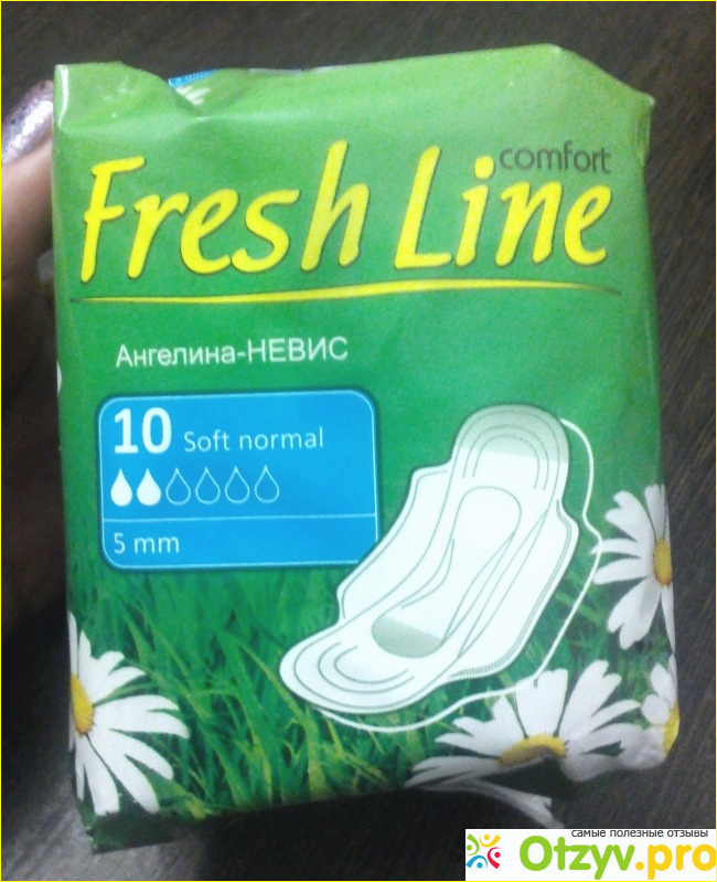 Отзыв о Прокладки женские Ангелина Невис Fresh Line comfort