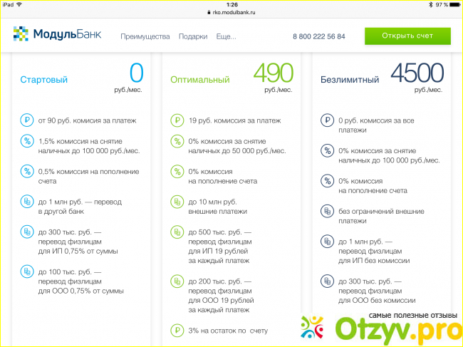 Как открыть расчётный счёт в модульбанке