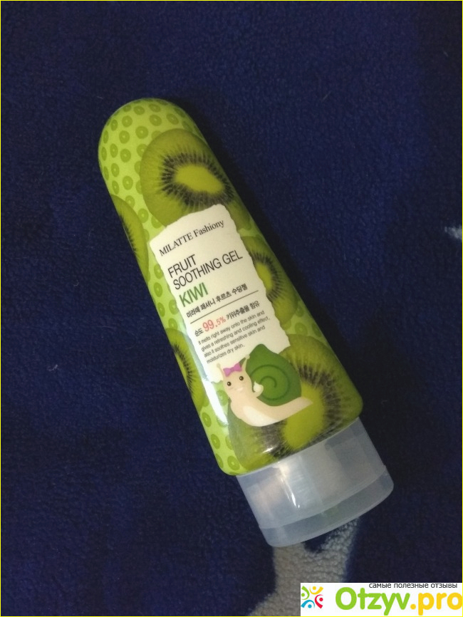 Отзыв о Гель для лица и тела многофункциональный MILATTE FASHIONY FRUIT SOOTHING GEL - KIWI