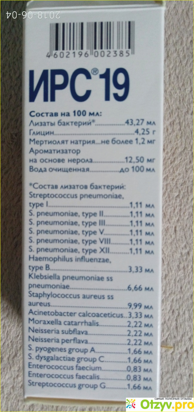 Инструкция о применении и прочие данные 