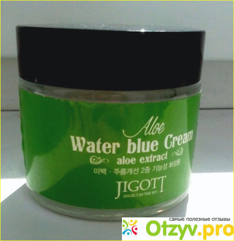 Отзыв о Jigott Aloe Water Blue Cream