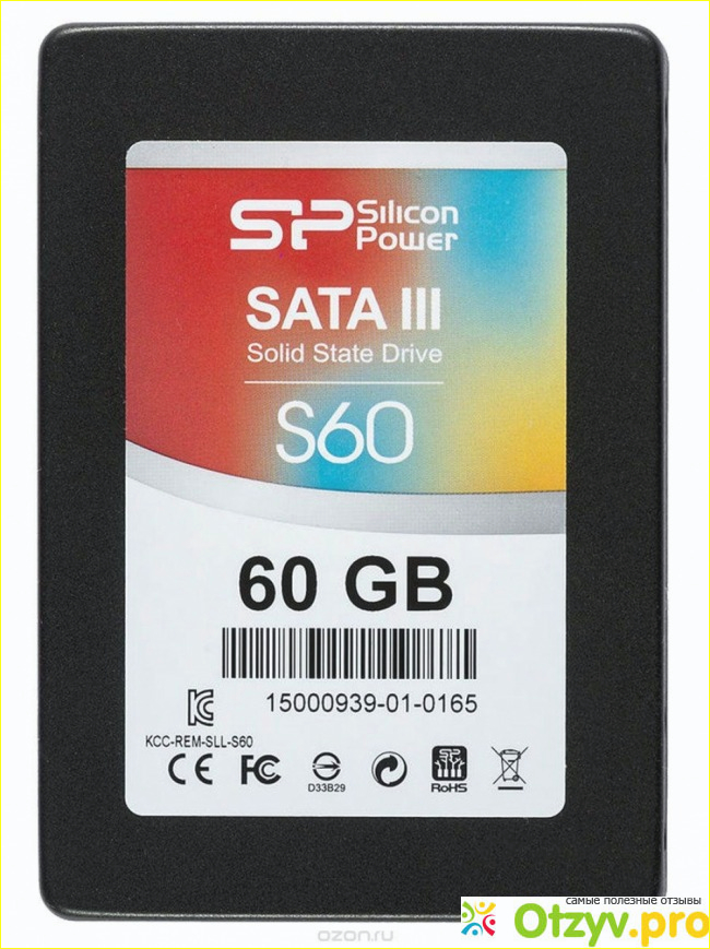 Отзыв о Silicon Power Slim S60 60GB - Обзор