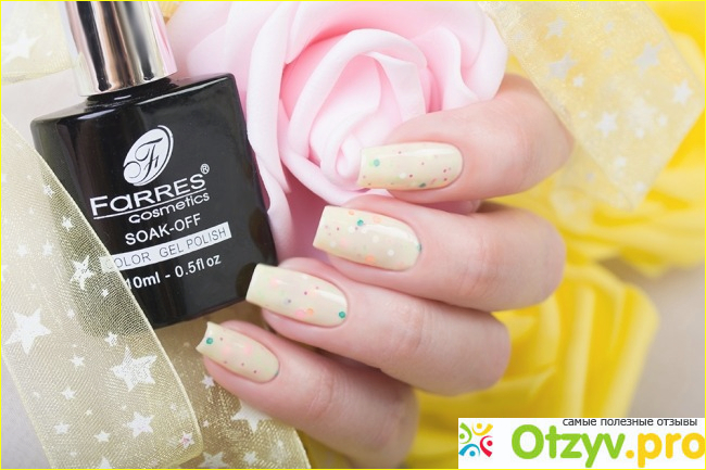 Отзыв о Гель-лак для ногтей Farres cosmetics Soak-off color gel polish