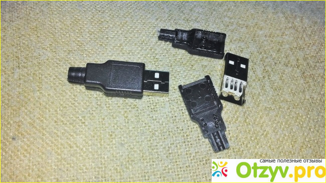 USB 2.0 4Pin штекер EARU фото1