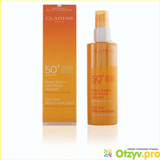 Отзыв о Солнцезащитное молочко-спрей для лица и тела Spray Solaire Lait-Fluide SPF 50