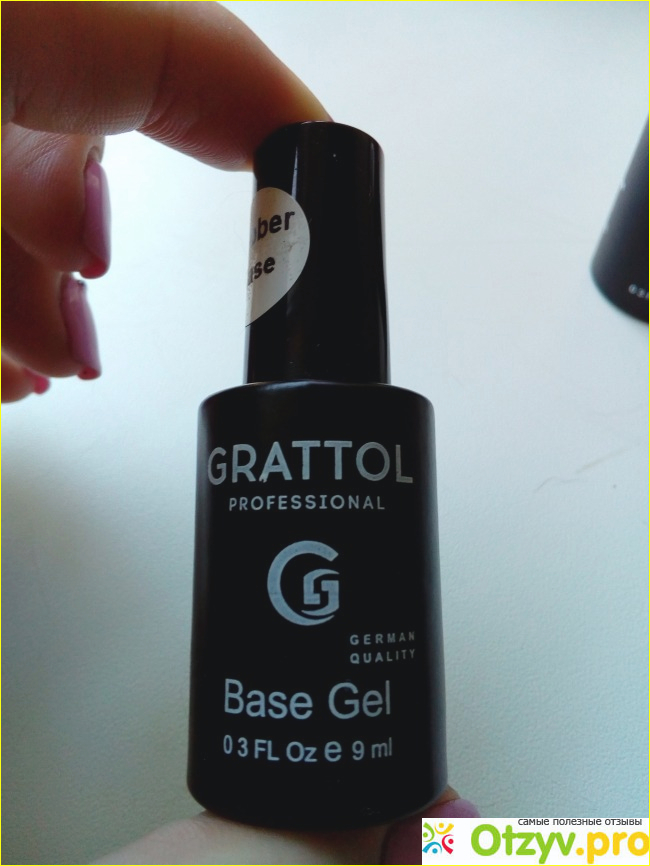 Гель-лак для ногтей Grattol База Каучуковая RUBBER BASE GEL фото1