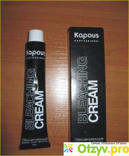 Отзыв о Осветлитель для волос Kapous Bleaching Cream - осветляющий крем