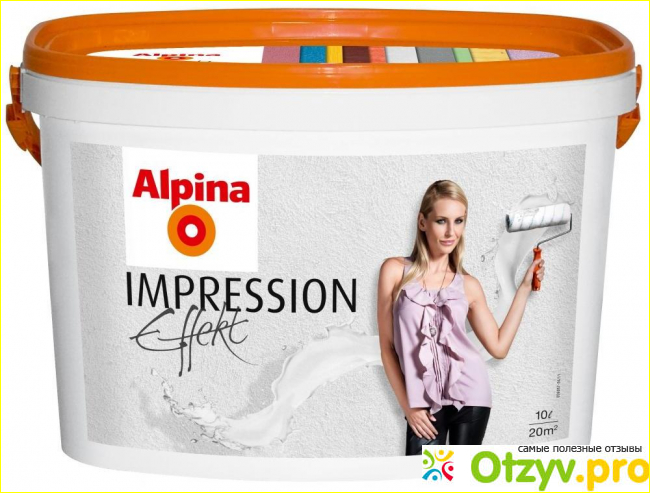 Теперь о краске Alpina Effekt Impression. 