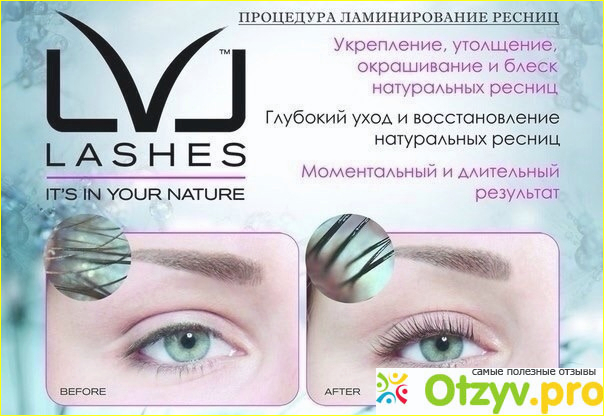 Ламинирование ресниц LVL Lashes фото1