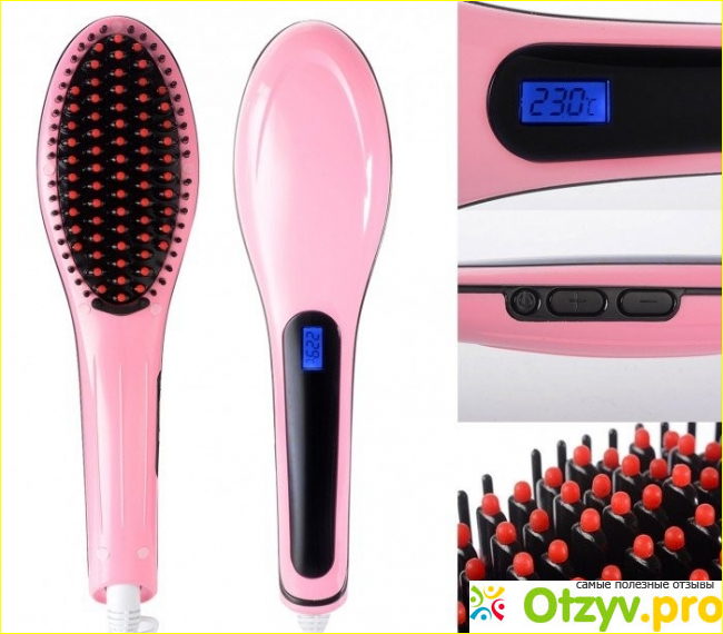 Отзыв о Выпрямитель волос Fast Hair Straightener Расческа-выпрямитель HQT-906