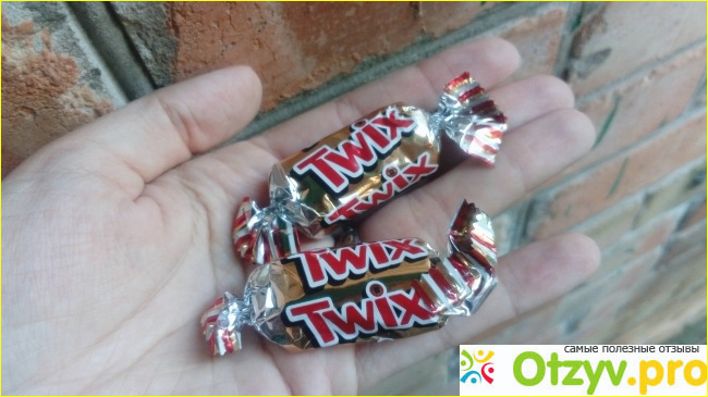 Шоколадные конфеты Twix minis фото1