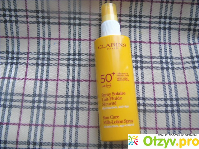 Солнцезащитное молочко-спрей для лица и тела Spray Solaire Lait-Fluide SPF 50 фото1