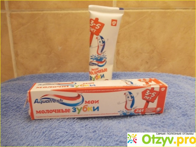 Отзыв о Aquafresh зубная паста "Мои молочные зубки"