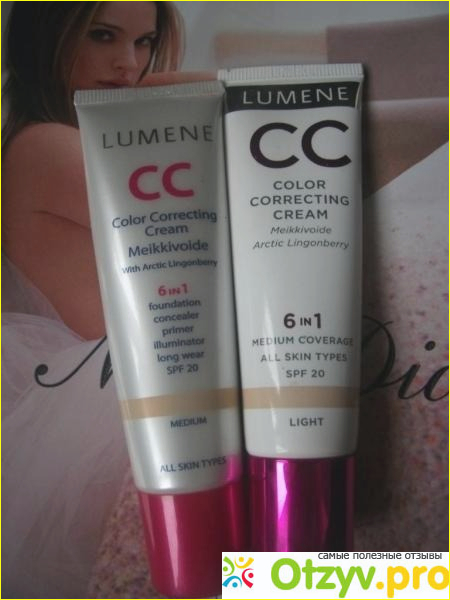 CC Cream Lumene Color Correcting.