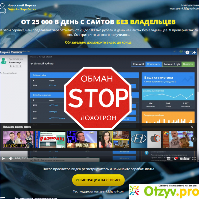 Отзыв о Отзывы the websites store