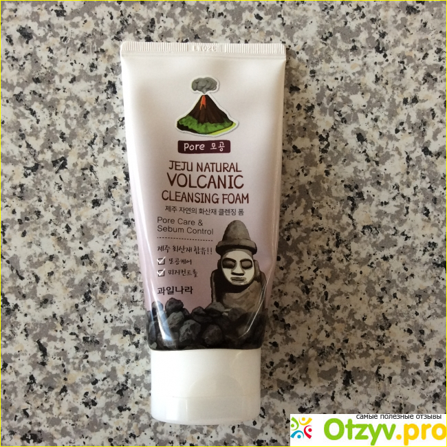 Отзыв о Пенка для умывания Welcos Jeju Natural Volcanic Cleansing Foam