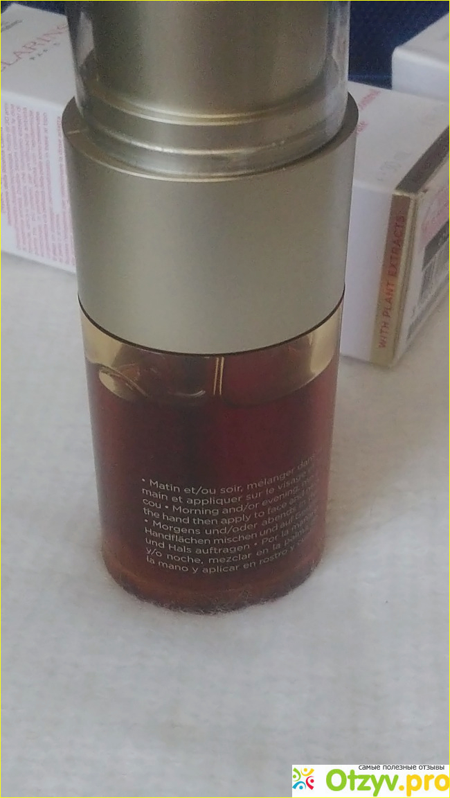 Clarins Double Serum омолаживающая двойная сыворотка для лица фото1