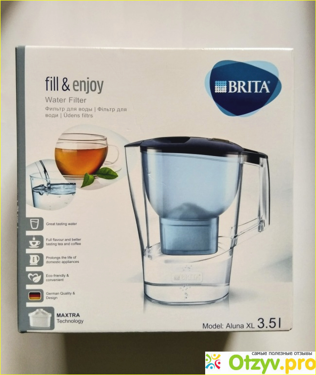 Отзыв о Фильтр для воды Brita Aluna XL