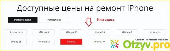 Отзыв о Ремонт iphone