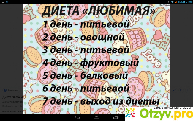 Диета любимая меню фото6