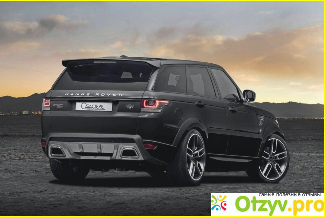 Внешний вид автомобиля Range Rover Sport.