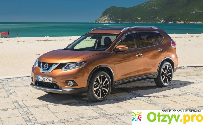 Внешний вид автомобиля Nissan x-trail. 