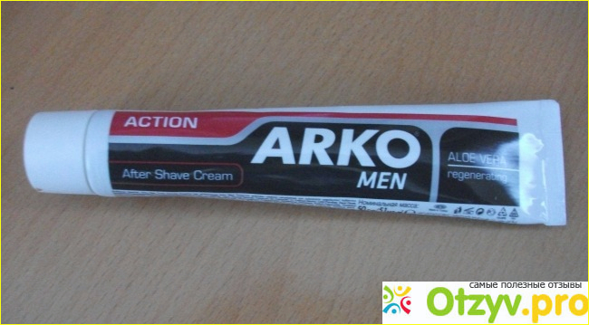 Крем после бритья Arko men action с алоэ вера. фото1