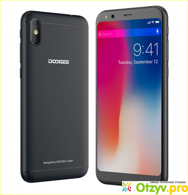 Основная техническая характеристика смартфона Doogee x55. 