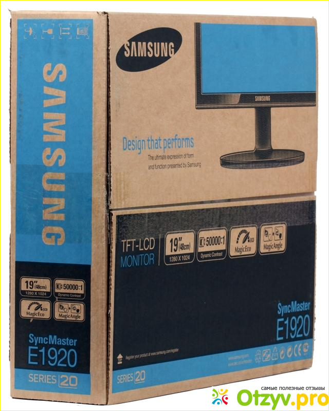 Samsung SyncMaster E1920NR - Обзор.