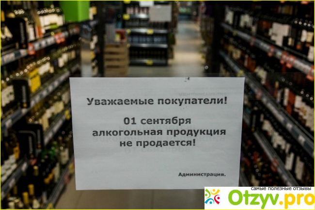 Отзыв о Продажа алкоголя в неположенное время.