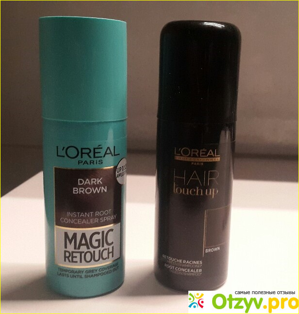 Отзыв о Спрей, закрашивающий седину, LOREAL HAIR touch up