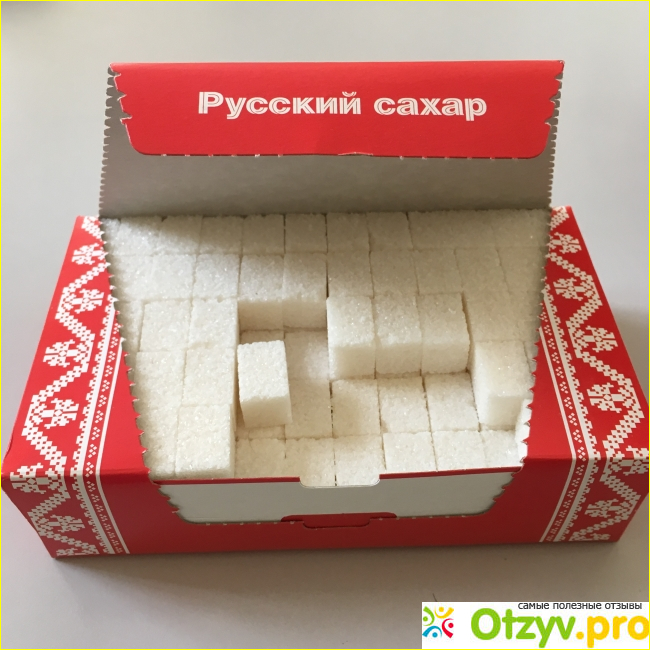 Плюсы кускового сахара