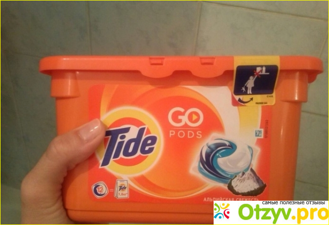 Отзыв о Гель капсулы Tide Альпийская свежесть