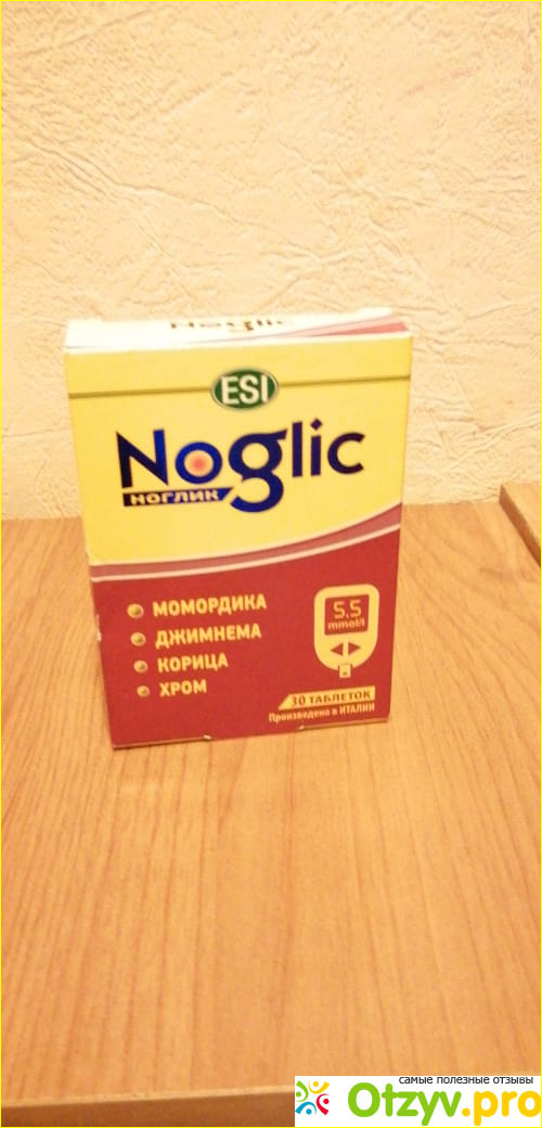 Отзыв о Средство для контроля сахара Ноглик (Noglic)